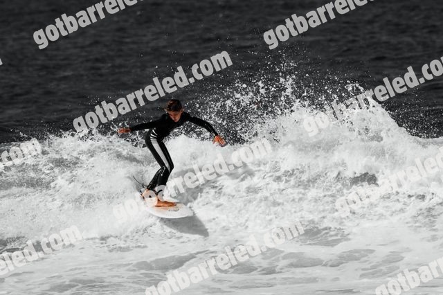 Got Barreled surf photos Ribeira d'Ilhas by Leslie Ann