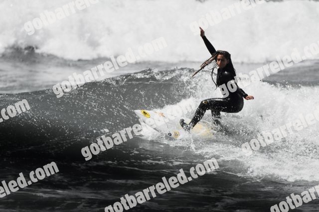 Got Barreled surf photos Ribeira d'Ilhas by Leslie Ann