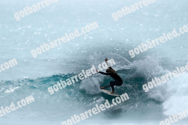 Got Barreled surf photos Ribeira d'Ilhas by Leslie Ann